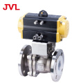 JL Corrosion-resistant fluorine lined pneumatic ball valve